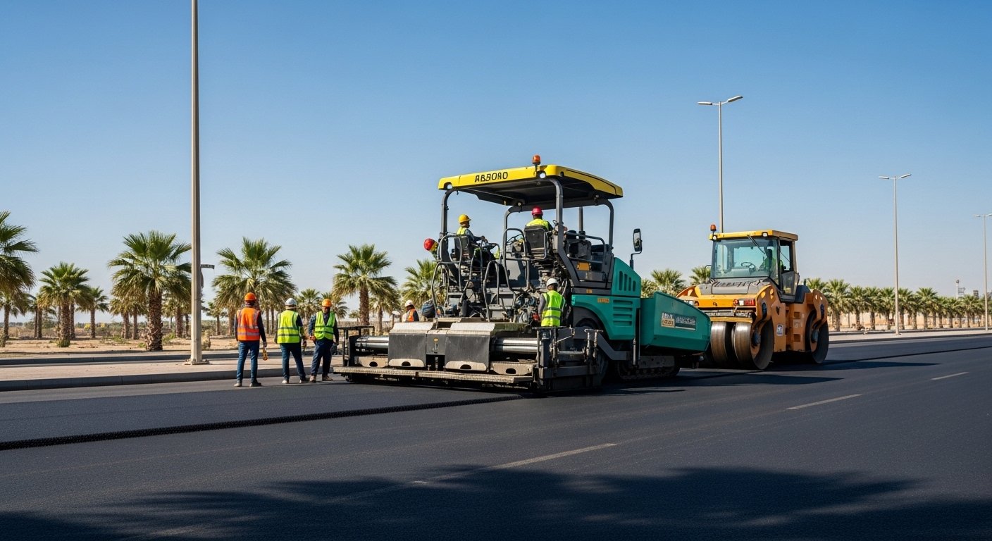 معدات طرق حديثة